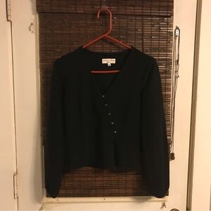 Texture & Thread  Madewell Button-Wrap Top